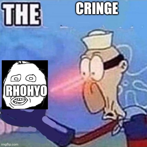 Barnacle boy THE | CRINGE; RHOHYO | image tagged in barnacle boy the | made w/ Imgflip meme maker