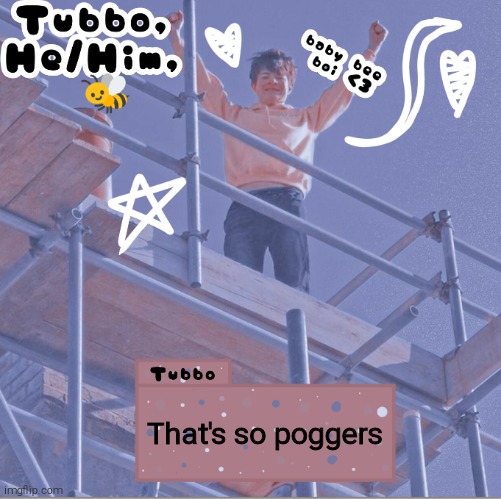 That's so poggers | image tagged in tubbo | made w/ Imgflip meme maker