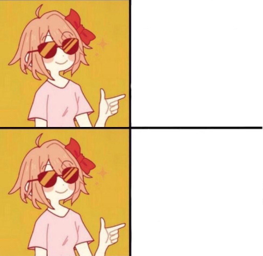 High Quality yes yes girl Blank Meme Template