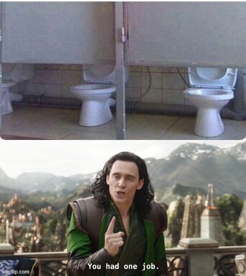 only weird people will want to see you in there | image tagged in you had one job just the one | made w/ Imgflip meme maker