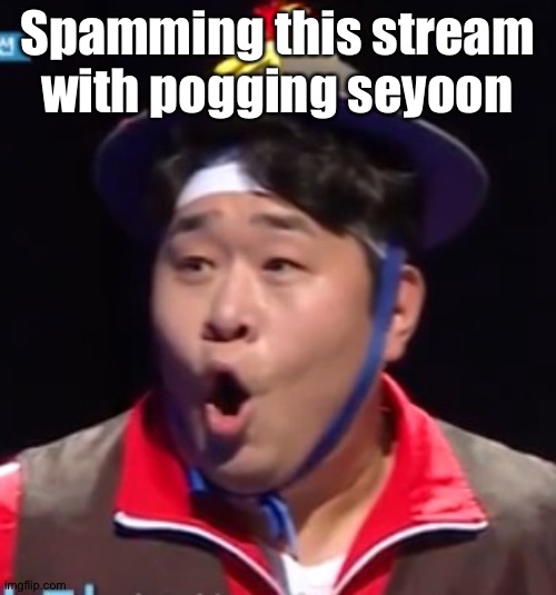 Call me Shiyu now | Spamming this stream with pogging seyoon | image tagged in pogging seyoon higher quality | made w/ Imgflip meme maker