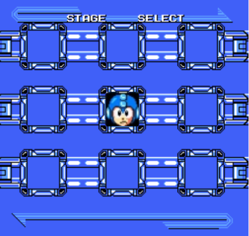 Mega Man Stage Select Blank Meme Template