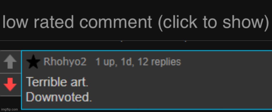 Link in comments | image tagged in low rated comment dark mode version | made w/ Imgflip meme maker