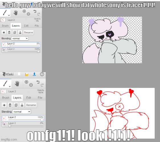 plz block her1!1!1 | hello guyz today we will show dat wholesomy is tracer1!1!1! omfg1!1! look1!1!1! | made w/ Imgflip meme maker