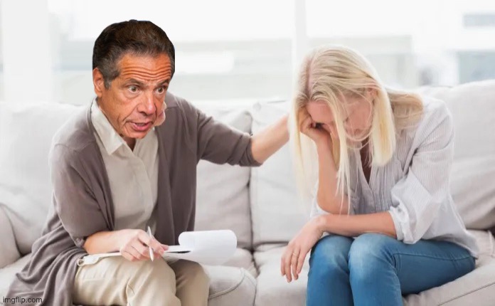 Crisis Counseling Expert | image tagged in andrew cuomo,cuomo,sexual harassment | made w/ Imgflip meme maker