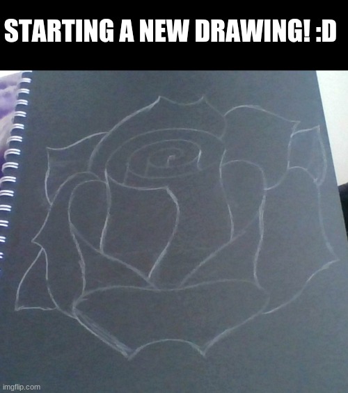 i'll give a progress check later | STARTING A NEW DRAWING! :D | image tagged in memes,blank transparent square | made w/ Imgflip meme maker