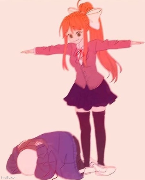 anime t pose | image tagged in anime t pose | made w/ Imgflip meme maker
