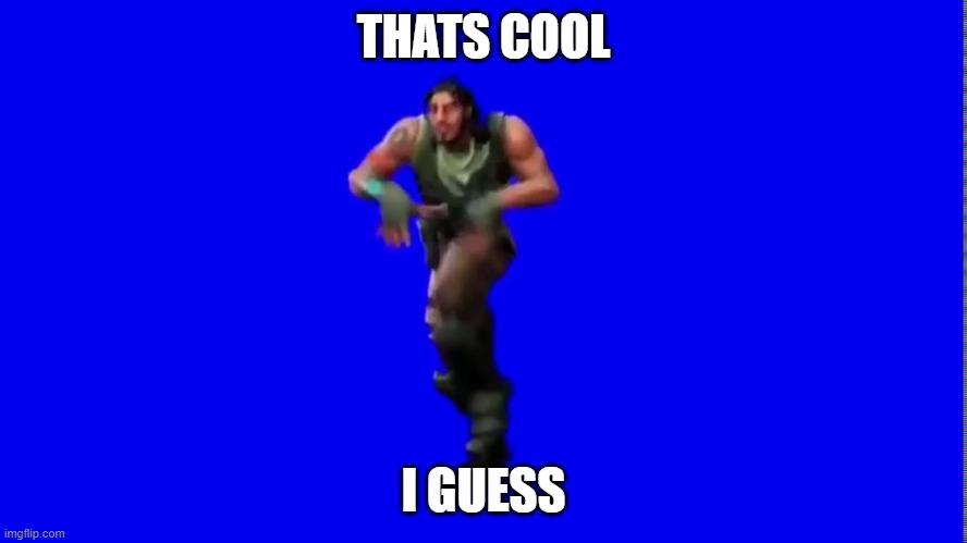 Default dance | THATS COOL I GUESS | image tagged in default dance | made w/ Imgflip meme maker