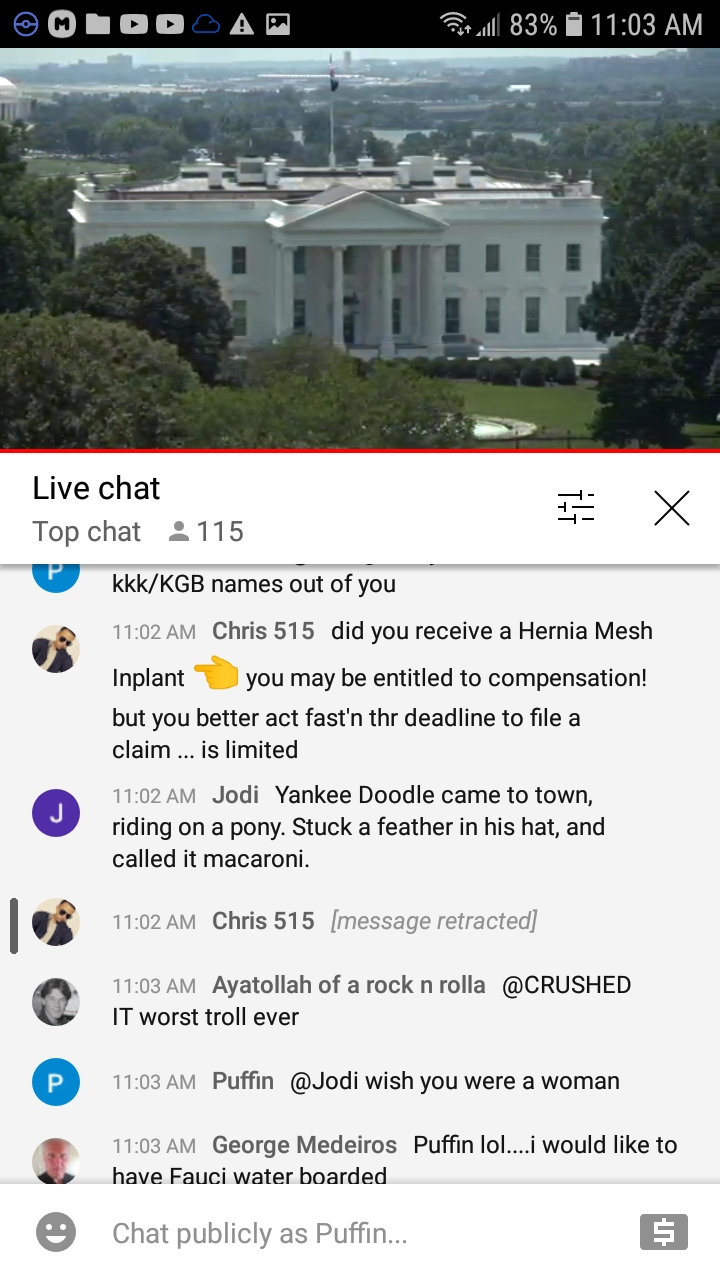 High Quality EarthTV WH chat 7-17-21 #67 Blank Meme Template