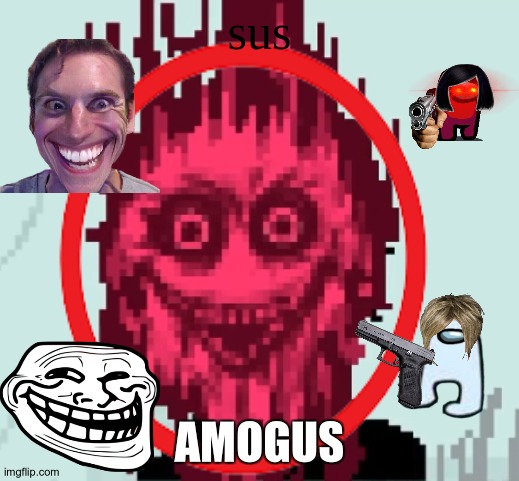 Amogus Reference | sus; AMOGUS | image tagged in sus | made w/ Imgflip meme maker