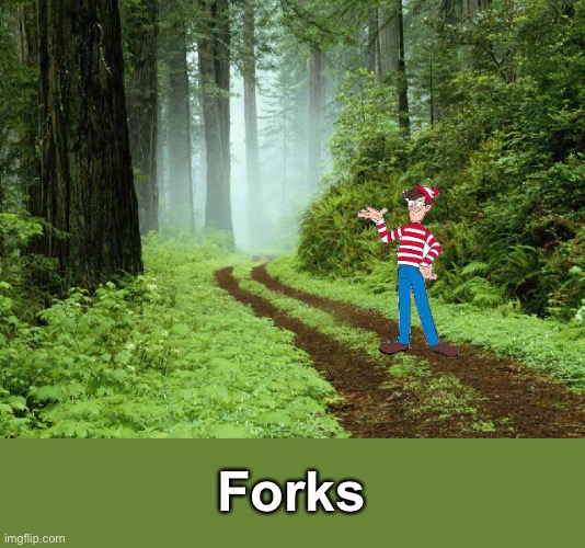 Forks | made w/ Imgflip meme maker
