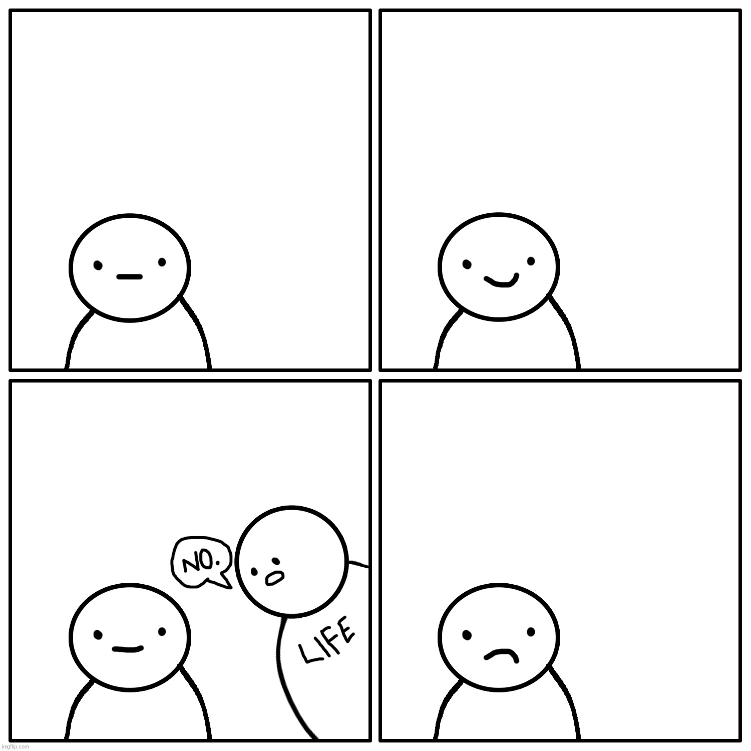 Life keeping you down? | image tagged in comics/cartoons | made w/ Imgflip meme maker