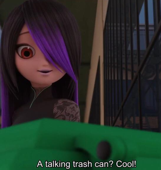 A talking trash can? Cool! Blank Meme Template