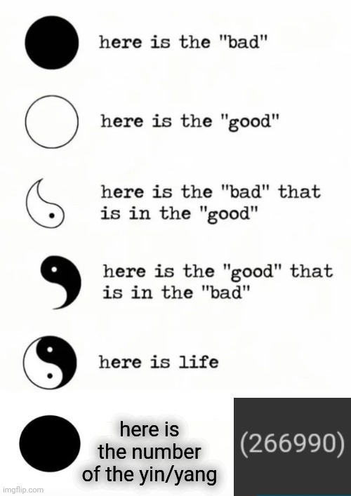 Yin Yang In Spades | here is the number of the yin/yang | image tagged in yin yang | made w/ Imgflip meme maker