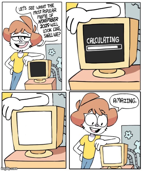 I don't know if this is a template but here it is | image tagged in amazing comic | made w/ Imgflip meme maker
