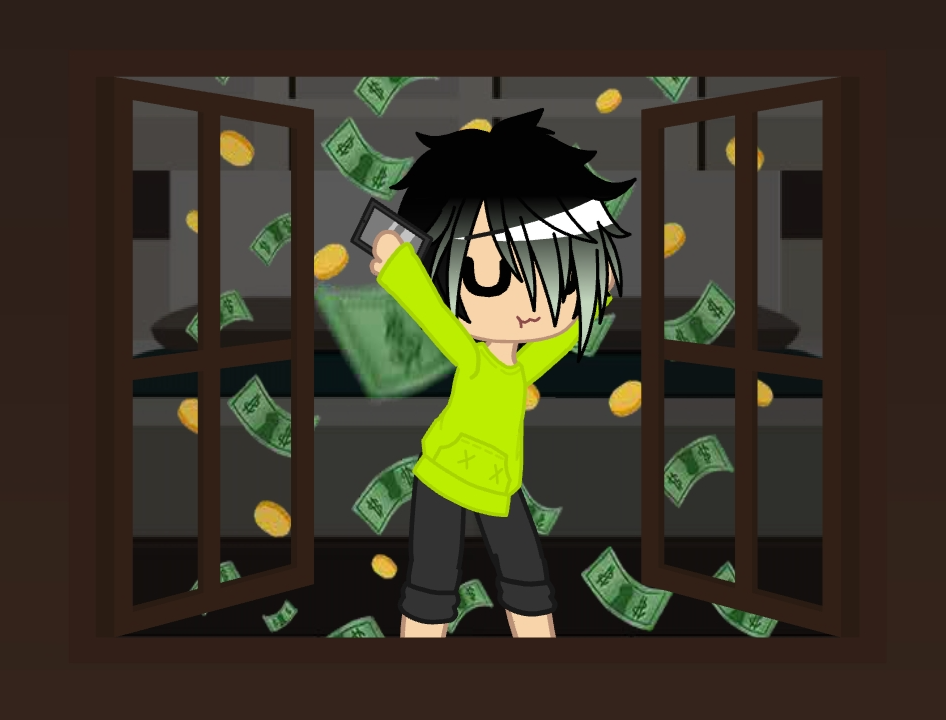 Spire dancing in money Blank Meme Template