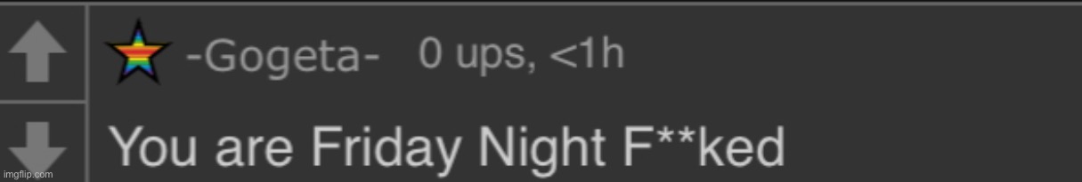 Friday Night Fucked | image tagged in friday night fucked | made w/ Imgflip meme maker