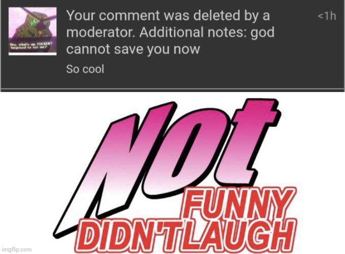 It's no longer funny | image tagged in not funny didn't laugh | made w/ Imgflip meme maker