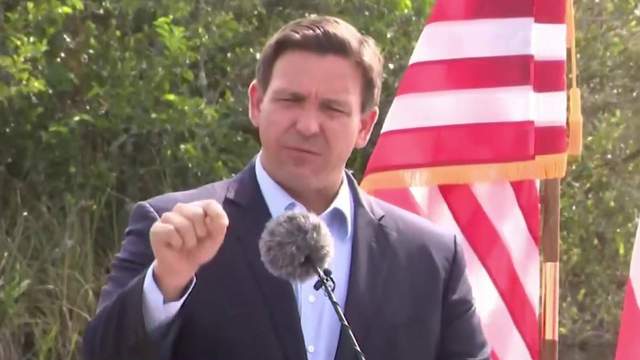 Florida Governor Ron DeSantis Blank Meme Template