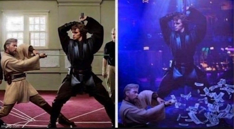 I got the high ground daddy Kenobi~ | made w/ Imgflip meme maker