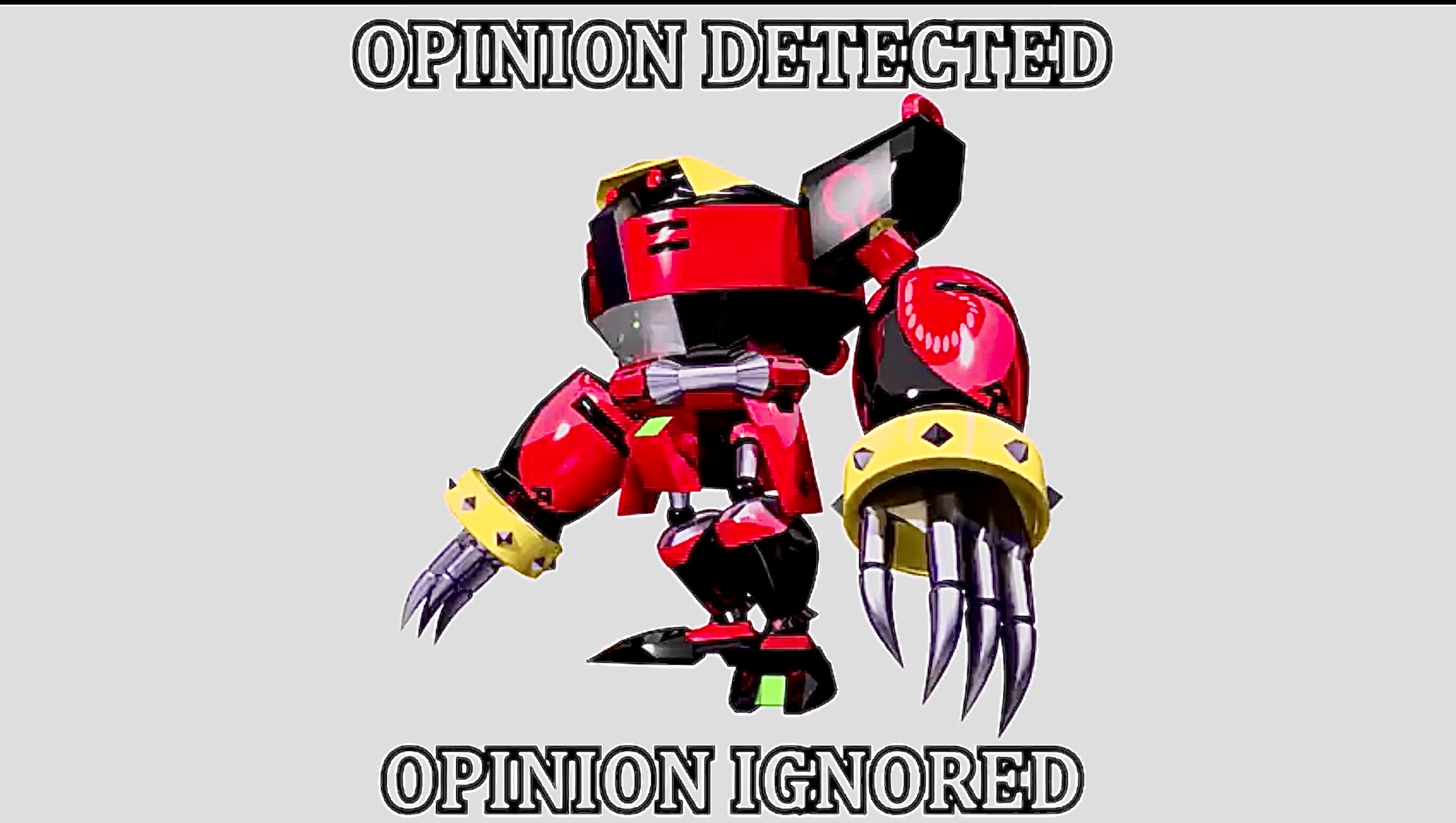 Opinion ignored Blank Meme Template