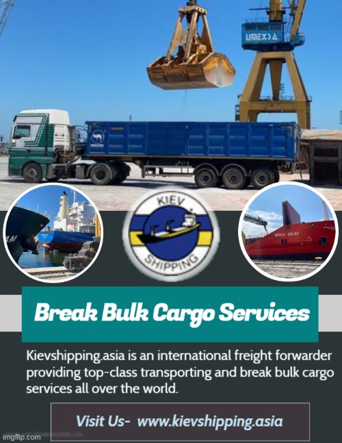 Break Bulk Cargo Services | image tagged in ship brokering services,dry bulk shipping companies,ship chartering services | made w/ Imgflip meme maker