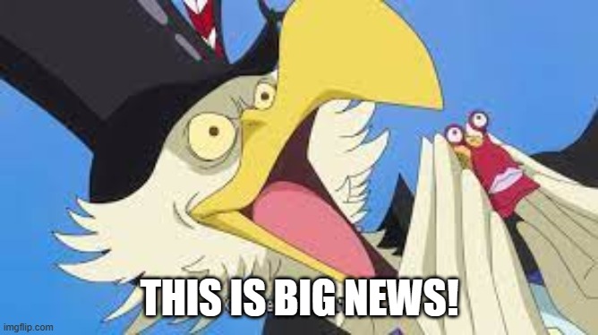Big News Morgans | THIS IS BIG NEWS! | image tagged in bignews,onepiece | made w/ Imgflip meme maker