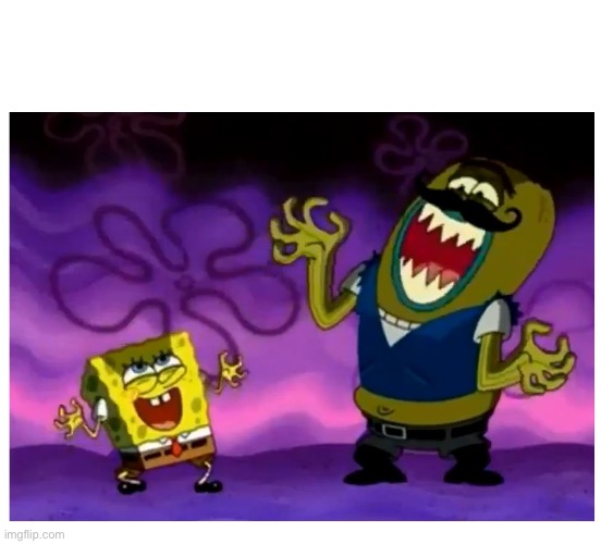 EVIL SPONGEBOB LAUGHING | image tagged in evil spongebob laughing | made w/ Imgflip meme maker