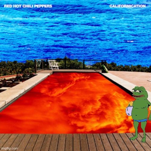 Red Hot Chili Peppers Californication | image tagged in red hot chili peppers californication | made w/ Imgflip meme maker