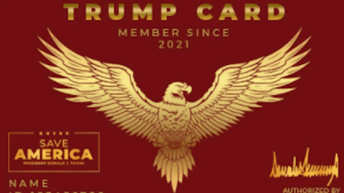 High Quality Trump Card - Nazi ID Blank Meme Template