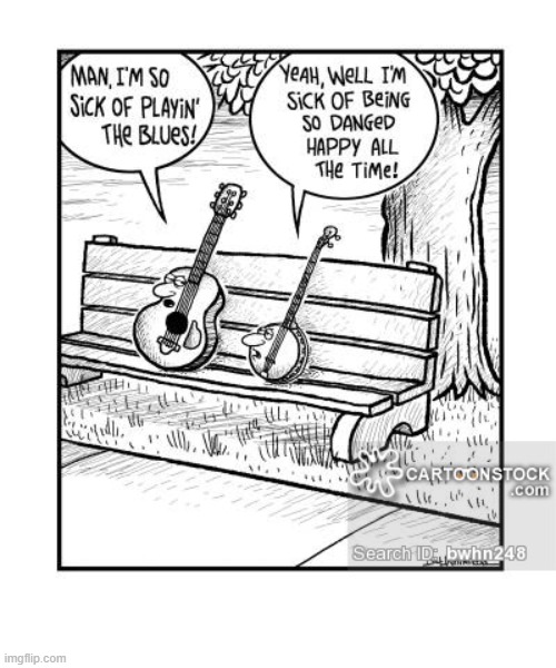 If Your Guitars Could Talk | image tagged in memes,comics,guitar,blues,banjo,not happy | made w/ Imgflip meme maker