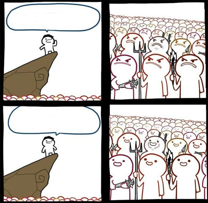 I have a Say Blank Meme Template