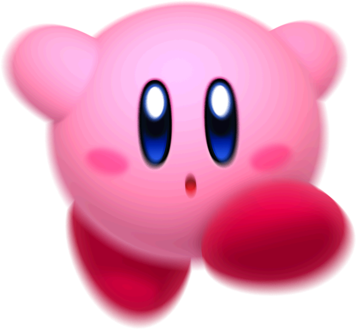 High Quality Kirby Running Blank Meme Template