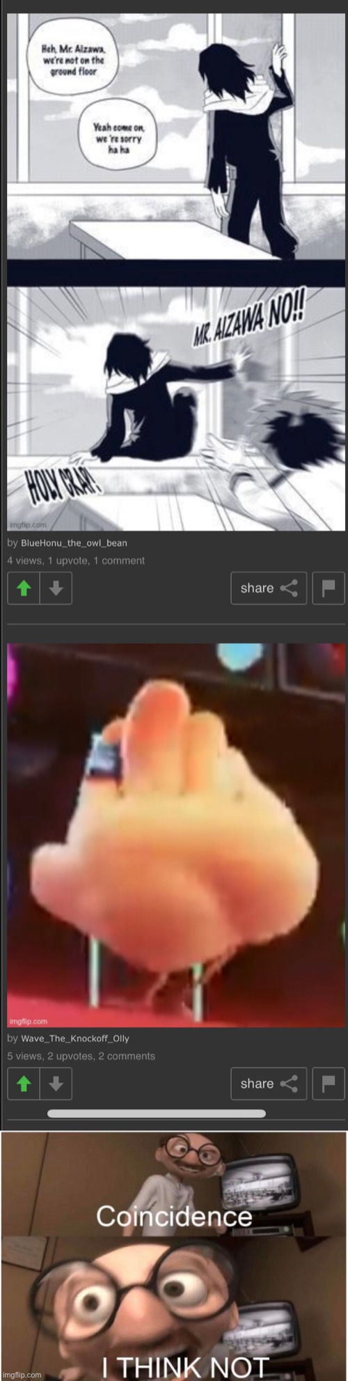 Smsk | image tagged in coincidence i think not | made w/ Imgflip meme maker