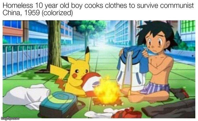 Now that is a neat scene. | image tagged in memes,communist,china,pikachu,colorized,pokemon | made w/ Imgflip meme maker