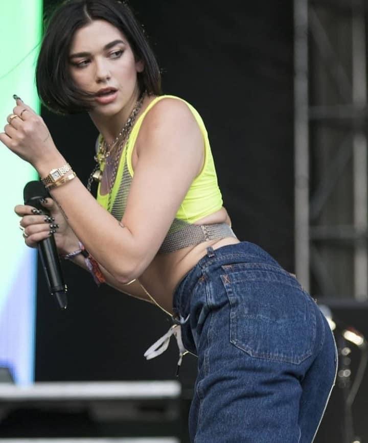 High Quality Dua Lipa booty Blank Meme Template