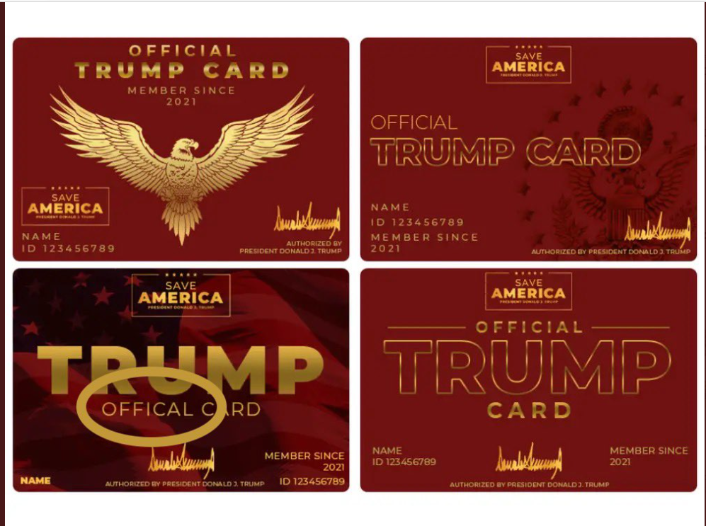 High Quality Trump Cult Cards Blank Meme Template