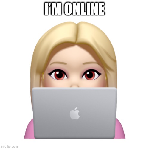 Peach is looking | I’M ONLINE | image tagged in peach is looking | made w/ Imgflip meme maker