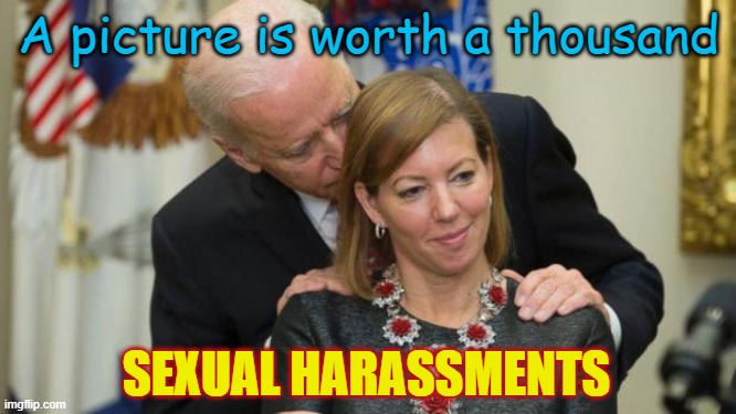 Well, he's sorta social... demented and sad, but social. | A picture is worth a thousand; SEXUAL HARASSMENTS | image tagged in creepy joe biden,liberal hypocrisy,cnn fake news,msm lies,andrew cuomo,fredo | made w/ Imgflip meme maker
