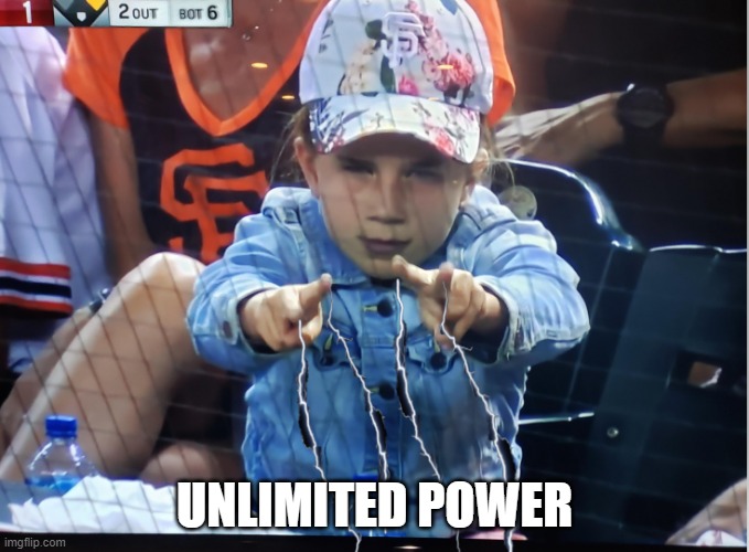 UNLIMITED POWER | made w/ Imgflip meme maker