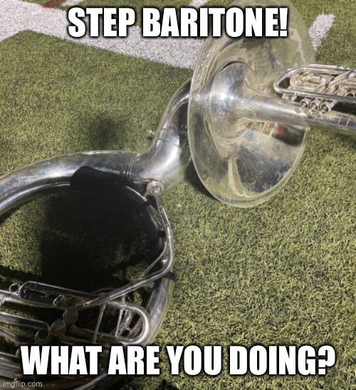 What are you doing?!? | STEP BARITONE! WHAT ARE YOU DOING? | image tagged in music,stepbrothers | made w/ Imgflip meme maker