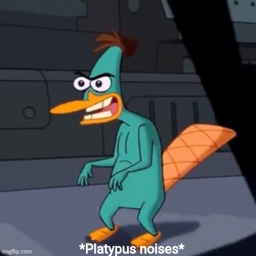 *Platypus noises* | made w/ Imgflip meme maker