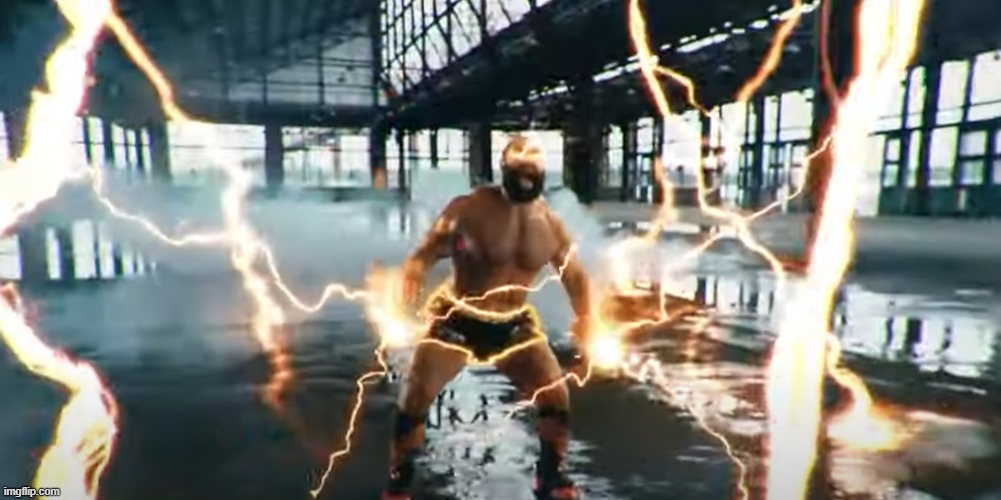 Miro AEW rampage lightning | image tagged in aew,pro wrestling | made w/ Imgflip meme maker