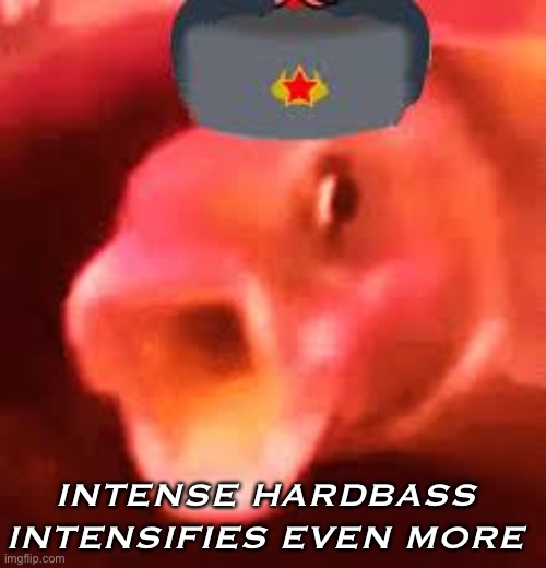 Da, my slavic fesh comrade | INTENSE HARDBASS INTENSIFIES EVEN MORE | image tagged in russian pog fish,communism,poggers,fish,soviet union | made w/ Imgflip meme maker