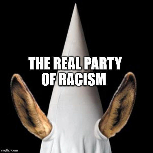 Democrats are the KKK | image tagged in racists | made w/ Imgflip meme maker