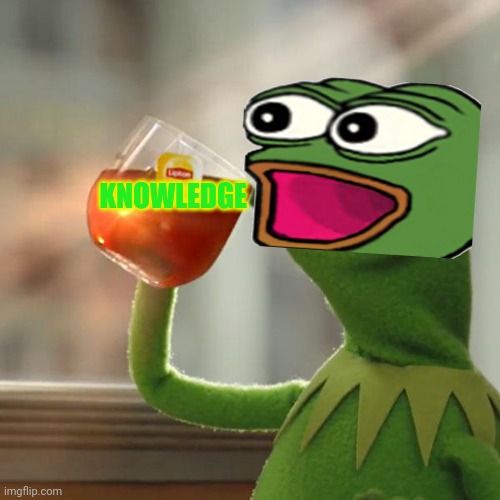 But That's None Of My Business Meme | KNOWLEDGE | image tagged in memes,but that's none of my business,kermit the frog | made w/ Imgflip meme maker