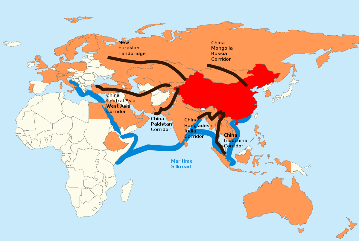 High Quality China belt and road initiative infrastructure Blank Meme Template