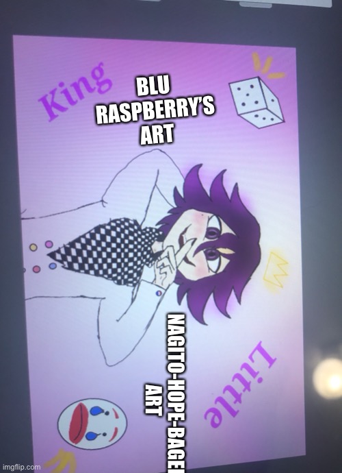 Oh look it’s grape | BLU RASPBERRY’S ART; NAGITO-HOPE-BAGELS ART | made w/ Imgflip meme maker