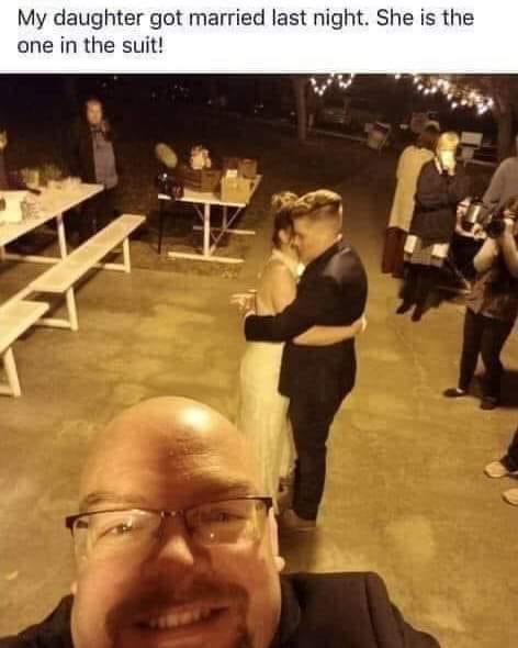 Daughter got married last night Blank Meme Template