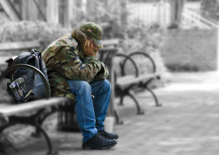 Homeless Veteran Blank Meme Template